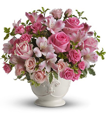 Teleflora's Pink Potpourri Bouquet from Gilmore's Flower Shop in East Providence, RI
